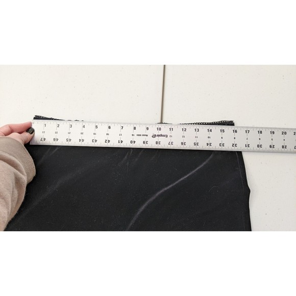 CDC Signature Collection Women's 7 BLACK Velvety STRETCH Beaded Dress Pants - Picture 6 of 10